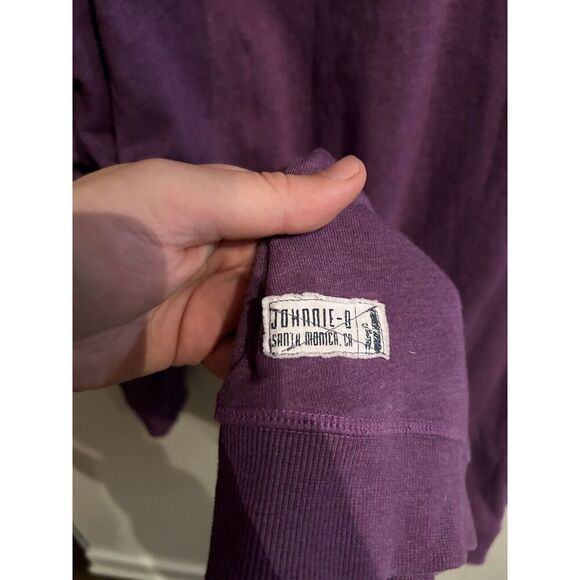 Johnnie O Sweater Mens XL TCU Horned Frogs Logo College Sweatshirt Purple - Picture 3 of 8